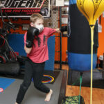 kids learning how to box