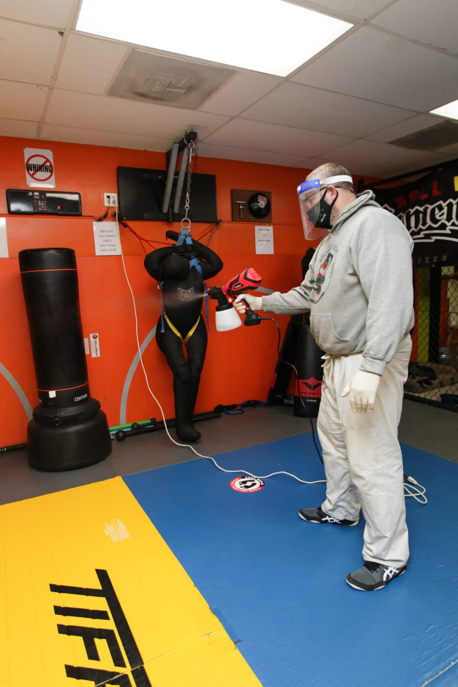 Covid precautions at shaddock mma