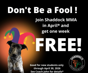 One week free of mma martial arts at Shaddock MMA Eldersburg