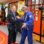 older martial arts members at Shaddock MMA Gym in Eldersburg MD