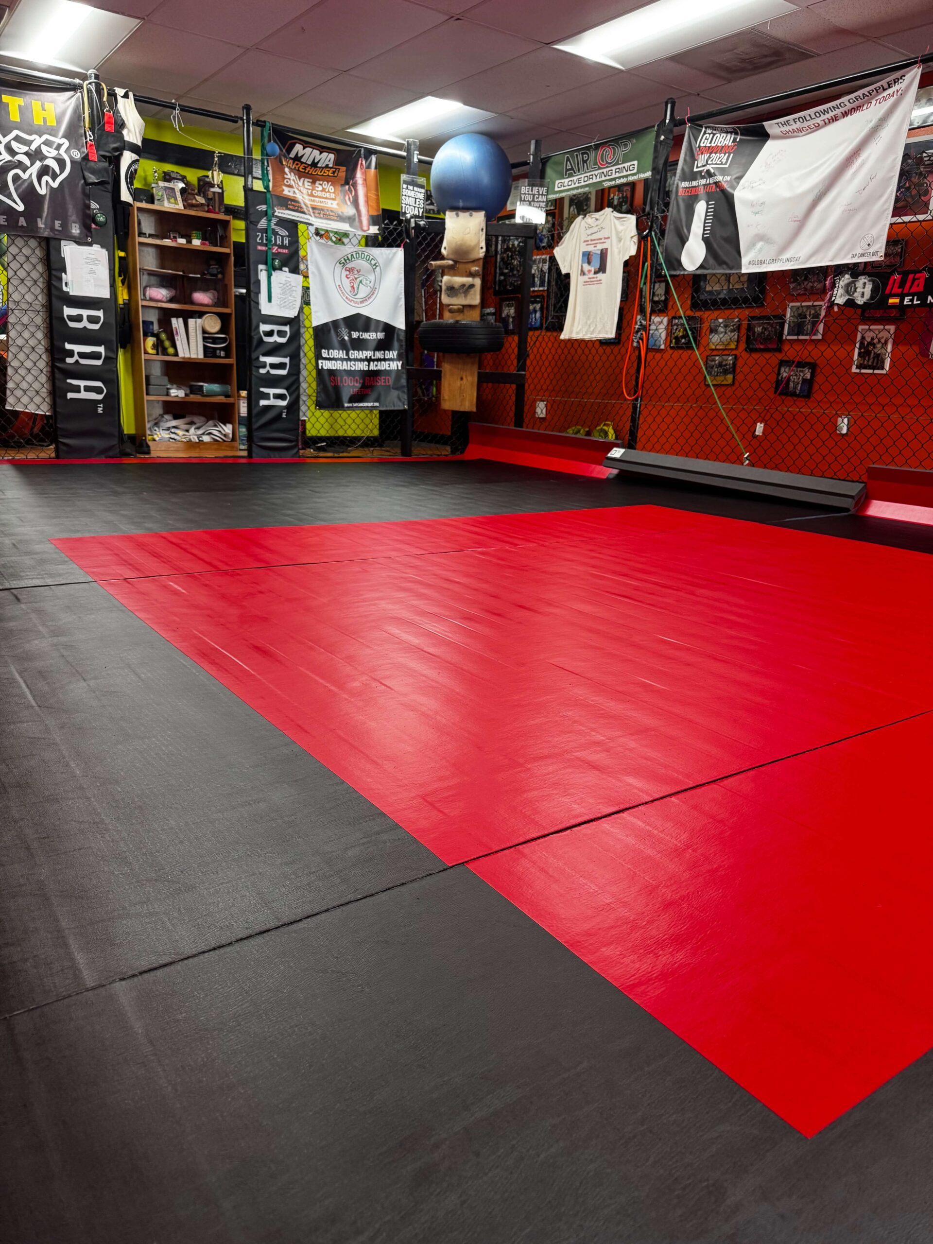 New mats at Shaddock MMA eldersburg MD