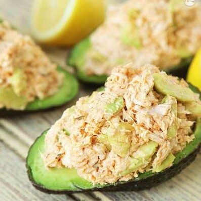 chicken stuffed avocado