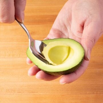 scoop avocado